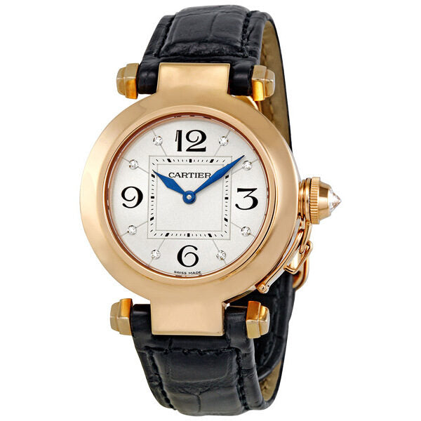 Cartier Pasha Diamond Ladies  Watch #WJ11913G - Watches of America