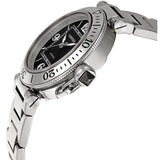 Cartier Pasha Seatimer Automatic Black Dial Steel Men's Watch #W31077M7 - Watches of America #2