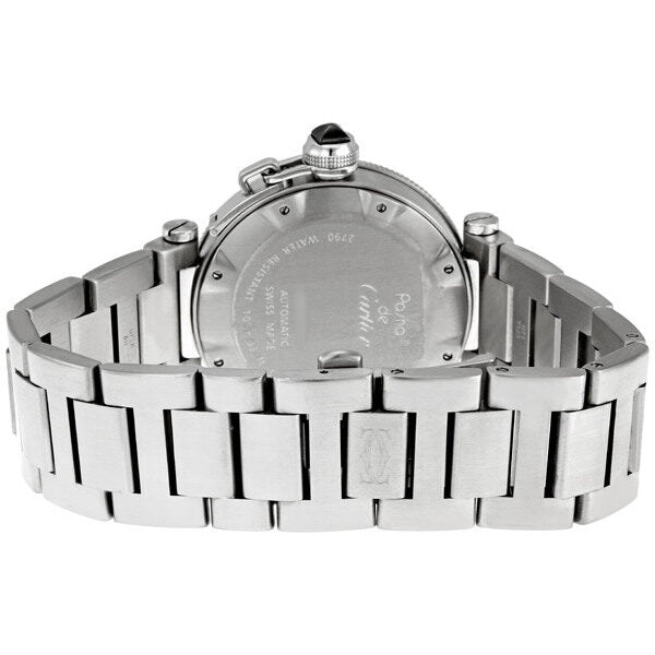 Cartier Pasha Seatimer Automatic Black Dial Steel Men's Watch #W31077M7 - Watches of America #3