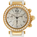 Cartier Pasha Seatimer Mother of Pearl Chronograph Ladies Watch #WJ130009 - Watches of America