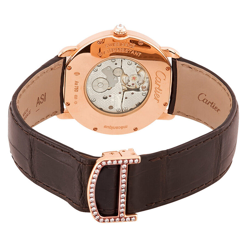 Cartier Ronde Louis 18K Pink Gold Diamond Dial Unisex Watch #WR007008 - Watches of America #3