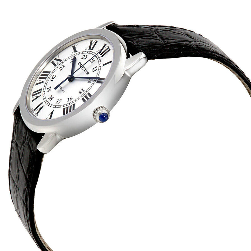 Cartier Ronde Solo Automatic Silver Opaline Dial Ladies Watch #WSRN0013 - Watches of America #2