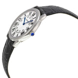 Cartier Ronde Solo Steel Black Leather Midsize Watch #W6700255 - Watches of America #2