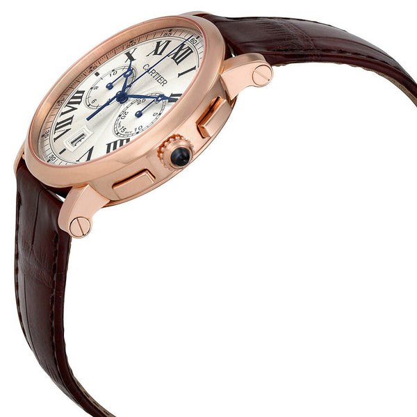 Cartier Rotonde Silver Sunday Dial 18kt Pinks Gold Men's Watch #W1556238 - Watches of America #2