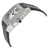 Cartier Santos 100 Stainless Steel Medium Watch #W20106X8 - Watches of America #2