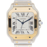 Cartier Santos Automatic Silver Dial Watch #W2SA0016 - Watches of America