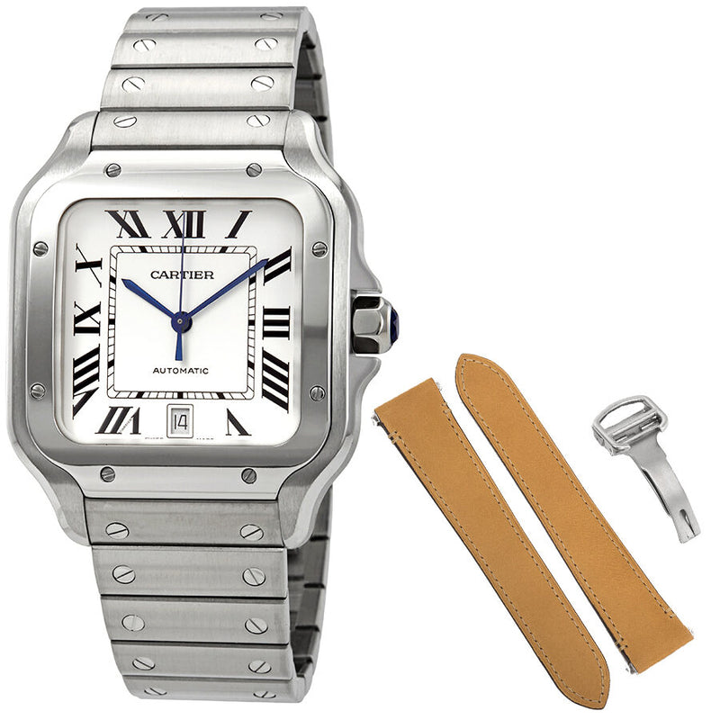 Cartier Santos De Cartier Large Automatic Men's Watch #WSSA0009 - Watches of America