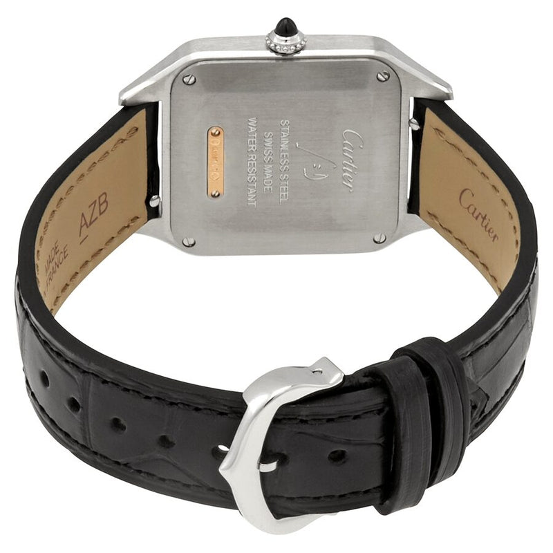 Cartier Santos-Dumont Quartz Silver Dial Unisex Watch #W2SA0012 - Watches of America #3