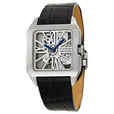 Cartier Santos-Dumont Skeleton Dial 18 kt White Gold Men's Watch #W2020033 - Watches of America