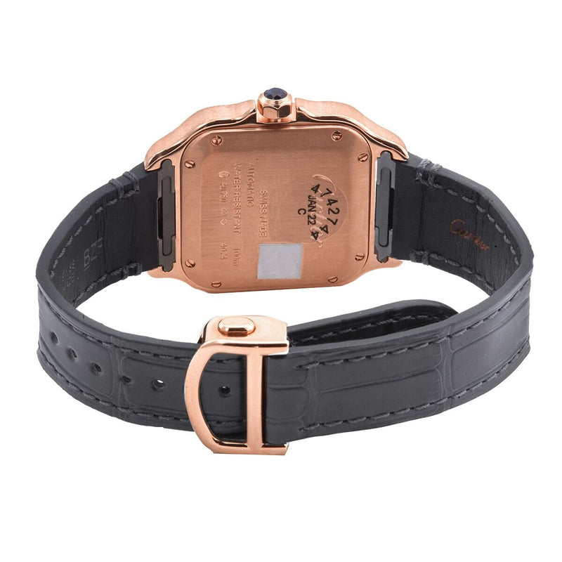 Cartier Santos Silvered Opaline Dial Automatic Ladies Watch #WGSA0028 - Watches of America #3