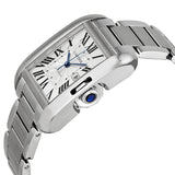 Cartier Tank Anglaise Automatic Silver Dial Stainless Steel Men's Watch #W5310009 - Watches of America #2