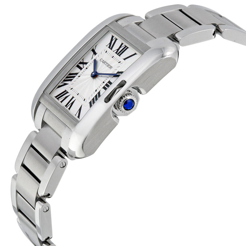 Cartier Tank Anglaise Silver Dial Ladies Watch #W5310044 - Watches of America #2