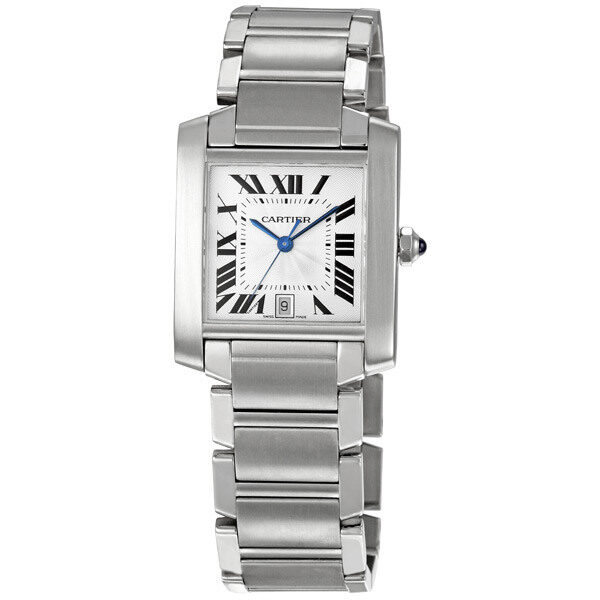 Cartier Tank Francaise Steel Men's Watch #W51002Q3 - Watches of America