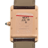 Cartier Tank Louis 18kt Rose Gold Silver Dial Ladies Hand Wound Watch #WGTA0011 - Watches of America #4