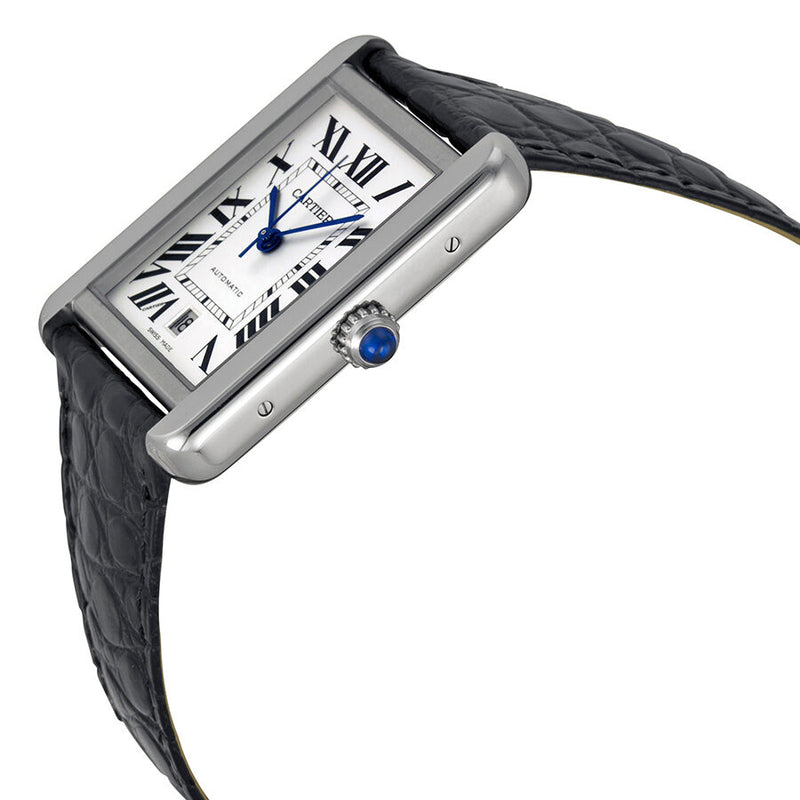 Cartier Tank Solo XL Automatic Silver Dial Men's Watch #W5200027 - Watches of America #2