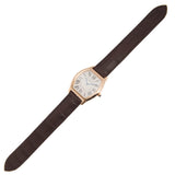 Cartier Tortue Silver Dial 18K Pink Gold Men's Large Watch #WGTO0002 - Watches of America #3
