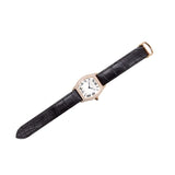 Cartier Tortue Silver Dial Brown Leather Diamond Automatic Men's Watch #WA503951 - Watches of America #3