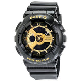 Casio Baby G Black Resin Ladies Watch #BA110-1A - Watches of America