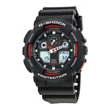 Casio G-Shock Black Resin Strap Men's Watch #GA100-1A4 - Watches of America