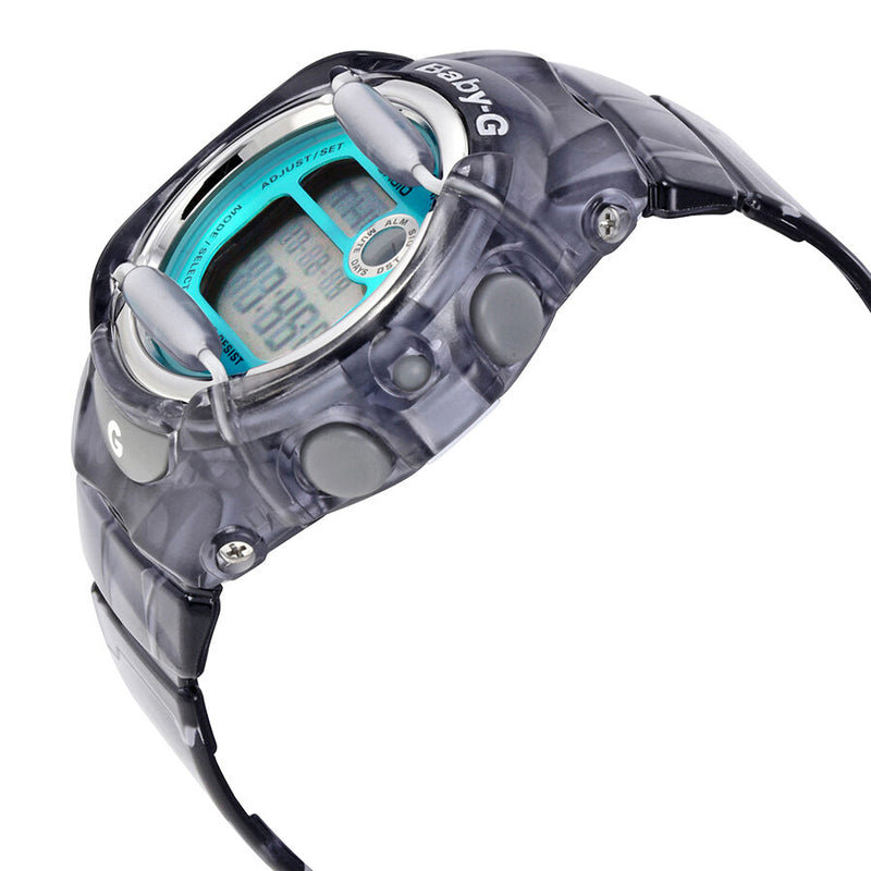 Casio Grey Transparent Resin Ladies Watch #BG169R-8B - Watches of America #2