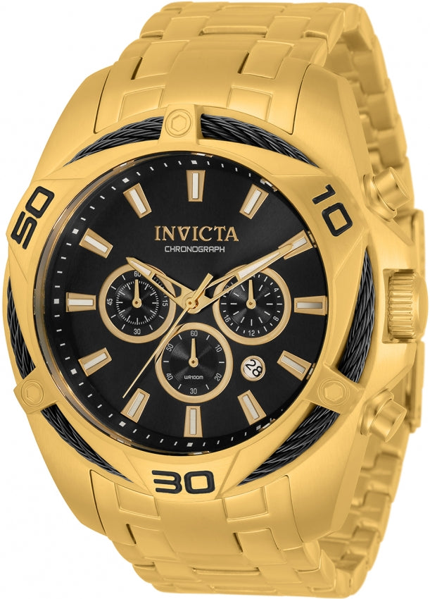 Invicta Bolt Chronograph Quartz Black Dial Men's Watch 34119