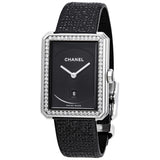 Chanel Boy-Friend Black Dial Ladies Watch #H5318 - Watches of America