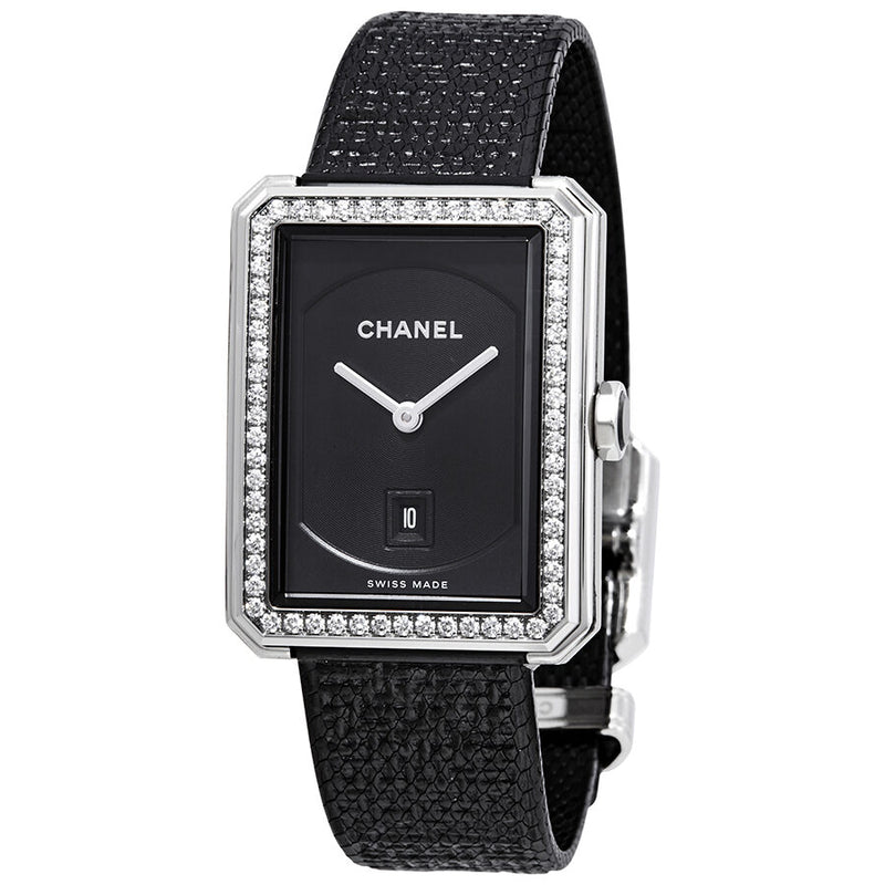 Chanel Boy-Friend Black Dial Ladies Watch #H5318 - Watches of America