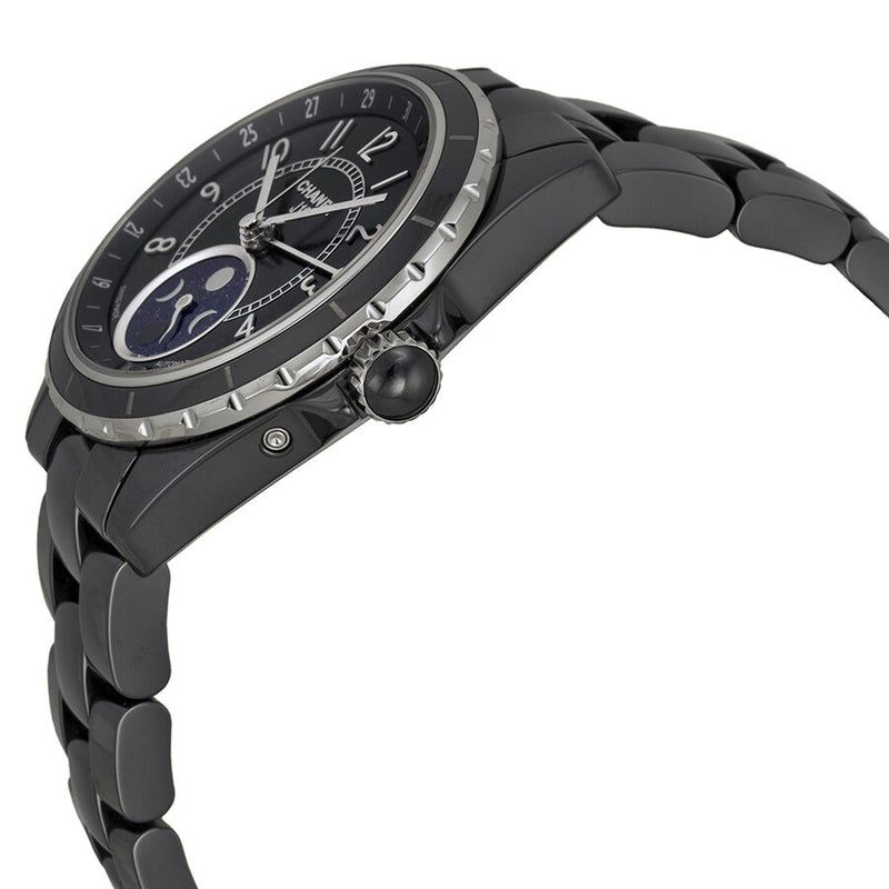 Chanel J12 Black Ceramic Moonphase Unisex Watch #H3406 - Watches of America #2