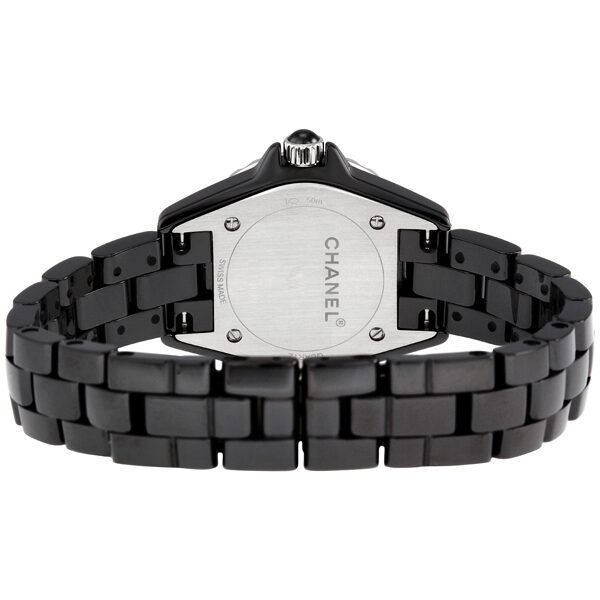 Chanel J12 Black Ceramic Quartz Ladies Watch #H2571 - Watches of America #3