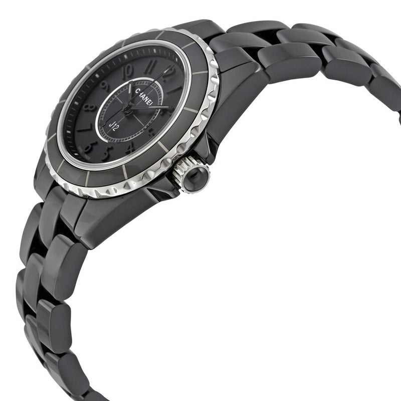 Chanel J12 Black Dial Ladies Watch #H4196 - Watches of America #2