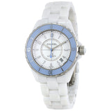 Chanel J12 Soft Blue Automatic Ladies Watch #H4341 - Watches of America