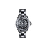 Chanel J12 Titanium Dial Ceramic Ladies Watch #H3242 - Watches of America