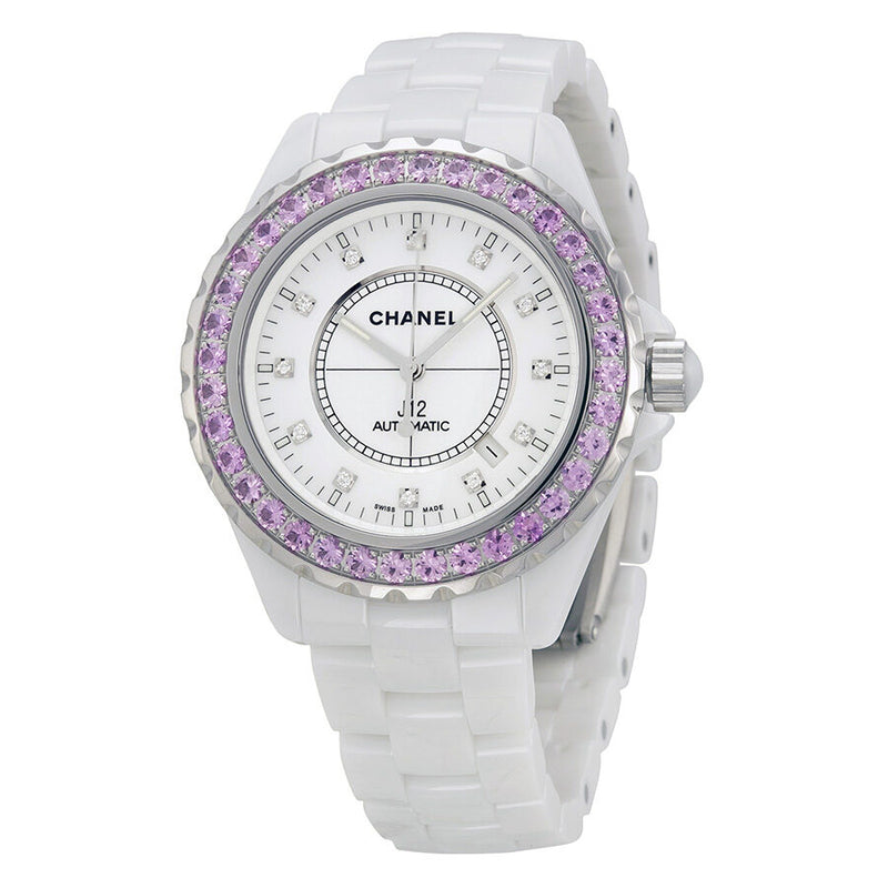 Chanel J12 White Ceramic Ladies Watch #H2011 - Watches of America