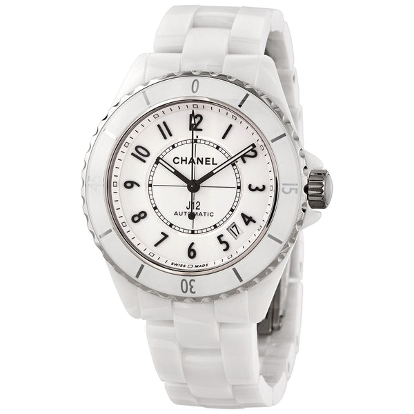 Chanel J12 White Dial Ladies Watch #H5700 - Watches of America