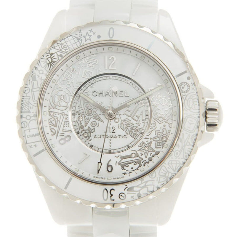 Chanel J12·20 Automatic White Dial Ladies Watch #H6476 - Watches of America #2