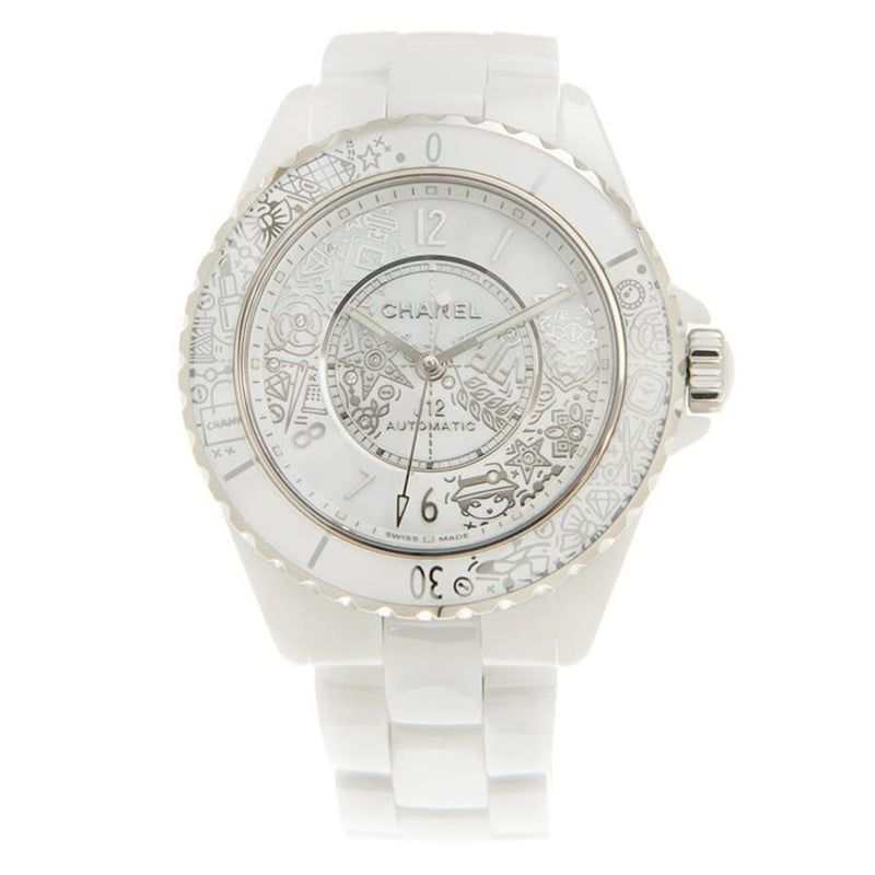 Chanel J12·20 Automatic White Dial Ladies Watch #H6476 - Watches of America #3