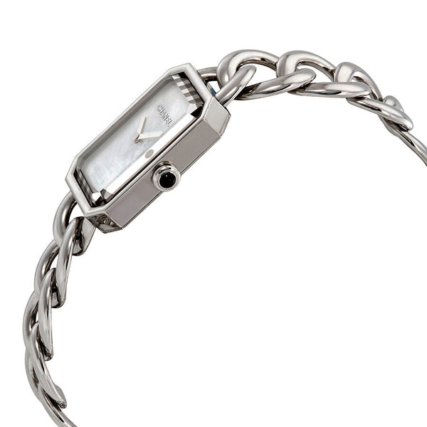 Chanel Premiere Mother of Pearl Dial Stainless Steel Ladies Watch #H3251 - Watches of America #2