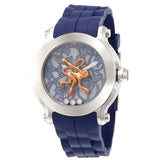 Chopard Happy Animal World Blue and White Floating Diamond Dial Ladies Watch #128707-3004 - Watches of America