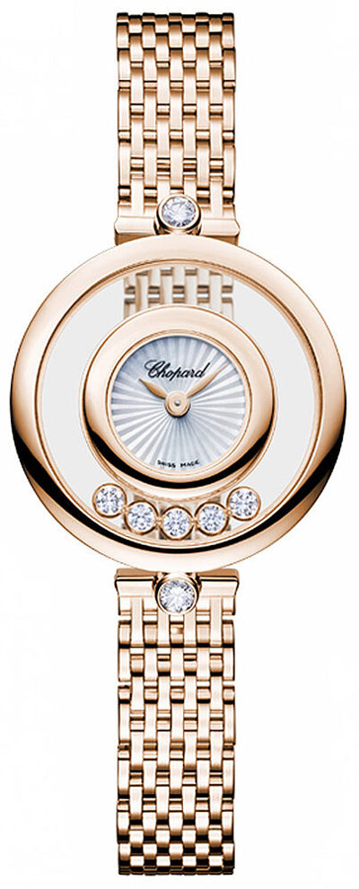 Reloj Chopard Happy Diamonds con esfera de nácar para mujer 209416