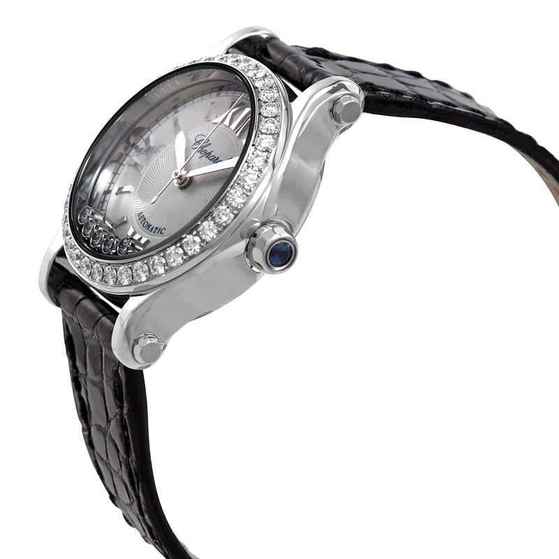 Chopard Happy Sport Automatic Silver Dial Ladies Watch #278573-3003 - Watches of America #2