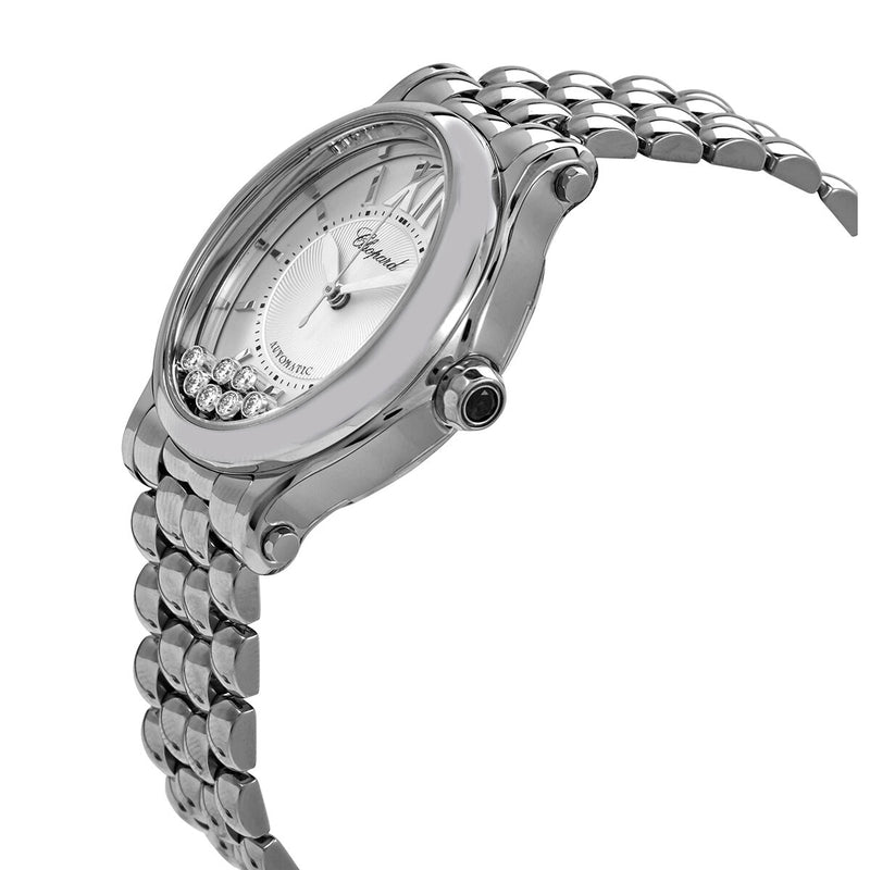 Chopard Happy Sport Automatic Silver Dial Ladies Watch #278602-3002 - Watches of America #2