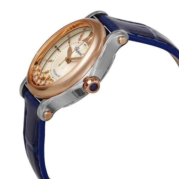 Chopard Happy Sport Automatic Silver Dial Ladies Watch #278602-6001 - Watches of America #2
