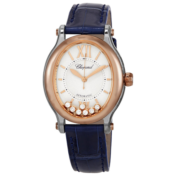 Chopard Happy Sport Automatic Silver Dial Ladies Watch #278602-6001 - Watches of America