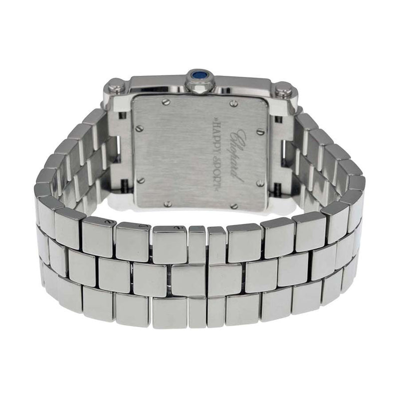 Chopard Happy Sport II White Dial Stainless Steel Ladies Watch #278496-3001 - Watches of America #3