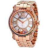 Chopard Happy Sport Ladies 18kt Rose Gold Automatic Watch #274891-5008 - Watches of America