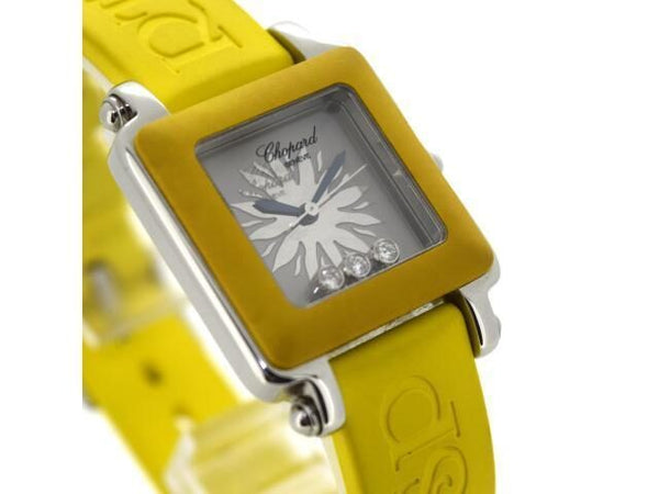 Chopard Happy Sport Silver Dial Ladies Watch #27/8896-405 - Watches of America
