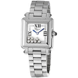 Chopard Happy Sport Square Ladies Watch #278349-3006WHT - Watches of America