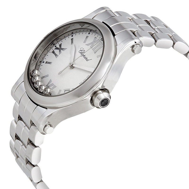 Chopard Happy Sport White Matte Dial Ladies Watch #278582-3002 - Watches of America #2