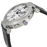Chopard Imperiale Chronograph Automatic Silver Dial Stainless Steel Men's Leather Strap Watch 388549-3001 #38/8549-3001 - Watches of America #2