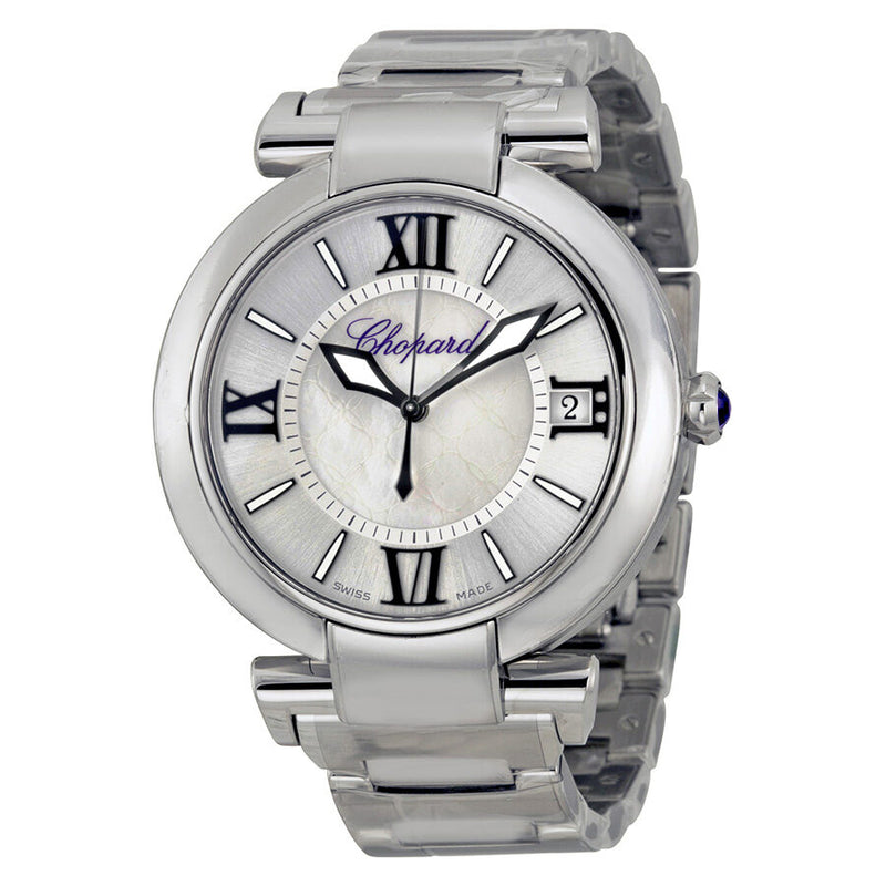 Chopard Imperiale Silver Mother of Pearl Dial Stainless Steel Men's Watch #388531-3011 - Watches of America